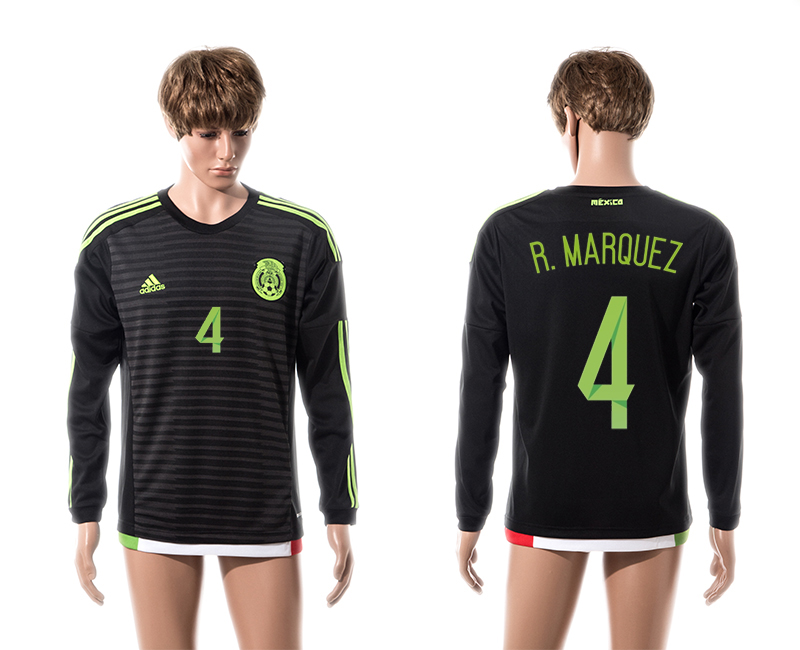 2015-16 Mexico 4 R.Marquez Home Long Sleeve Thailand Jersey