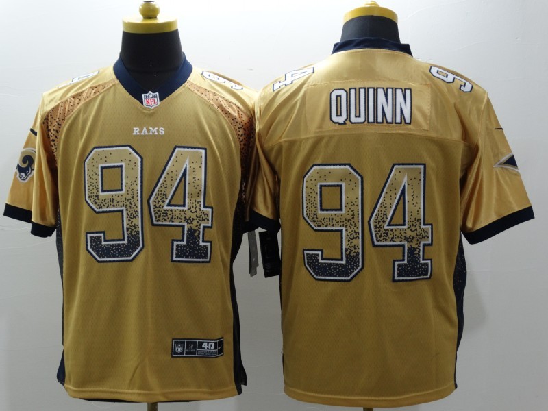 Nike Rams 94 Quinn Gold Drift Fashion Elite Jersey