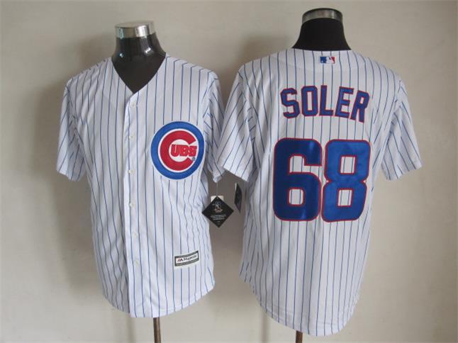 Cubs 68 Soler White New Cool Base Jersey