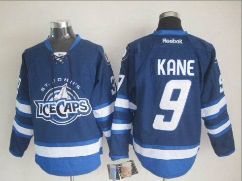 St. John's IceCaps 9 Kane Blue Reebok Jersey