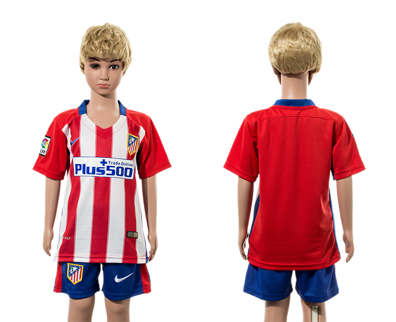 2015-16 Atletico Madrid Home Youth Jersey
