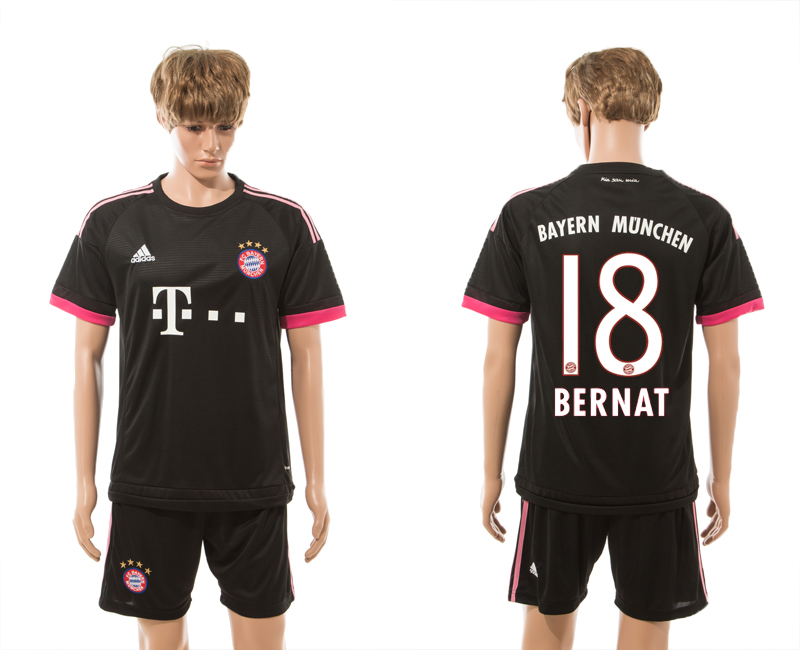 2015-16 Bayern Munchen 18 Bernat Away Jersey