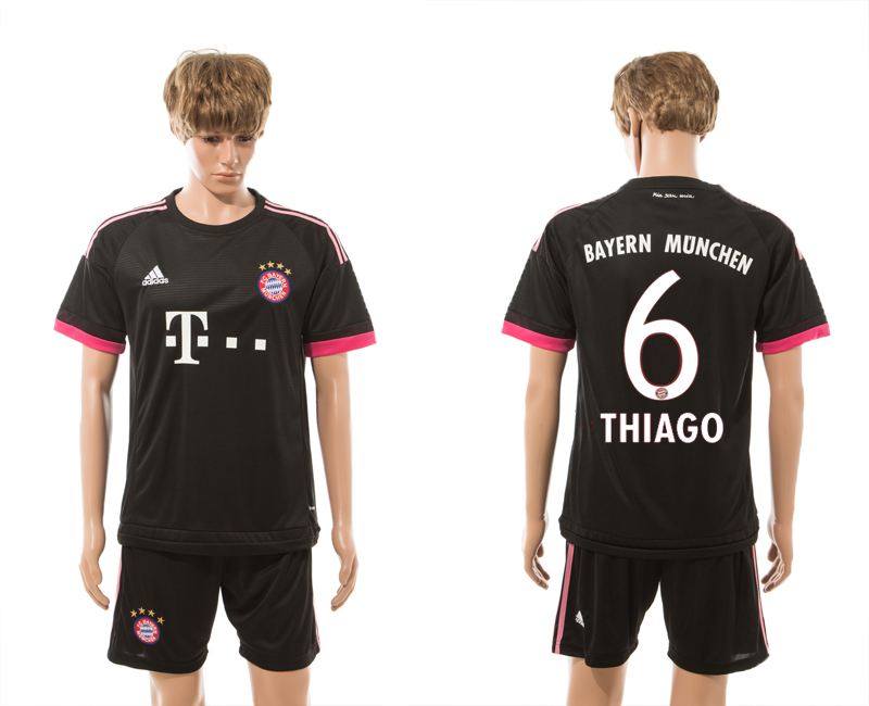 2015-16 Bayern Munchen 6 THIAGO Away Jersey