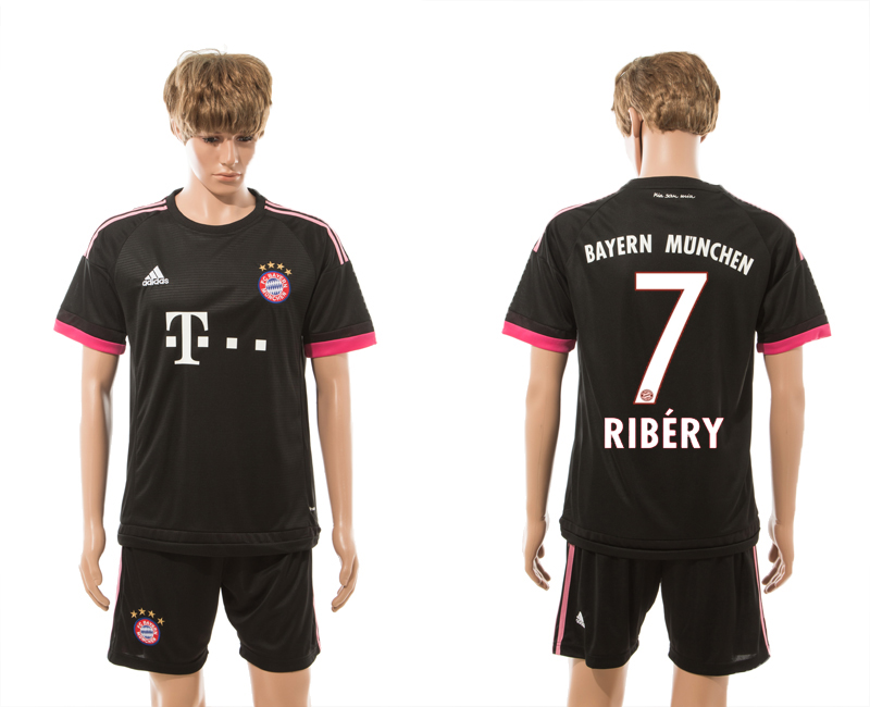 2015-16 Bayern Munchen 7 RIBERY Away Jersey