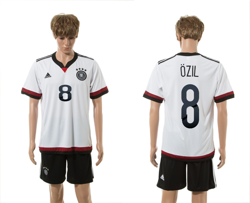 2015-16 Germany 8 Ozil Home Jersey