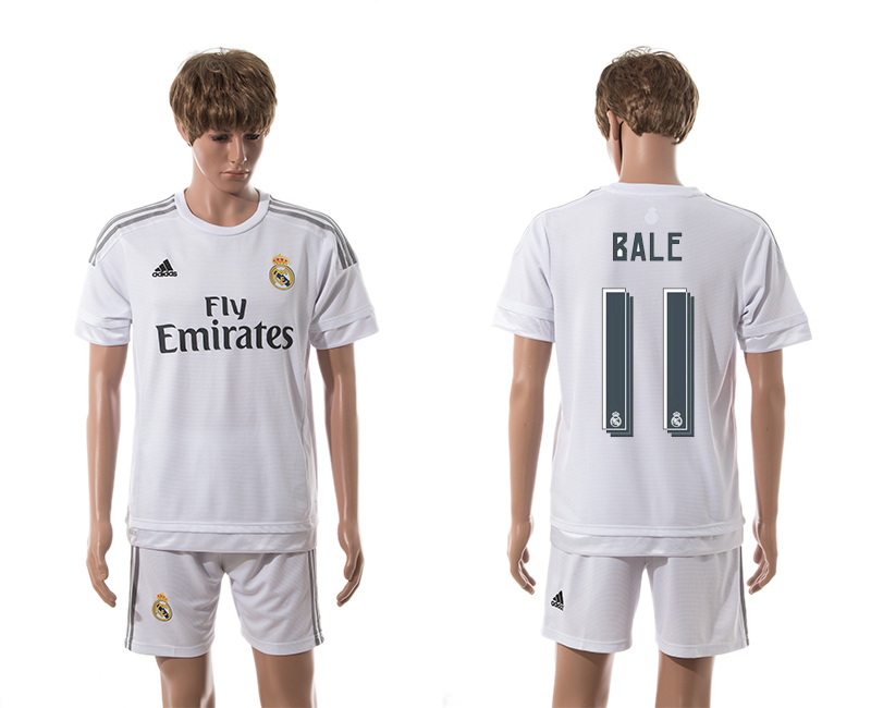 2015-16 Real Madrid 11 BALE Home Jersey