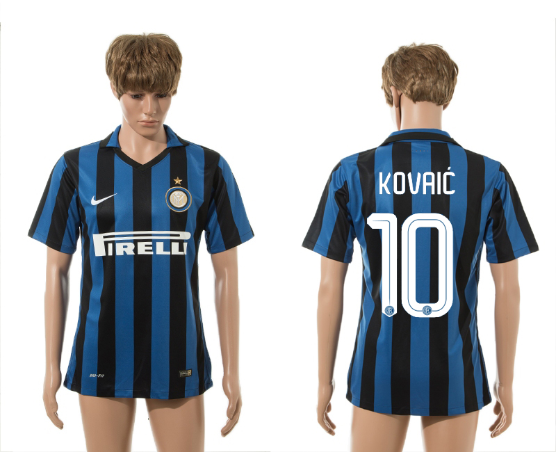 2015-16 Inter Milan 10 KOVAIC Home Thailand Jersey
