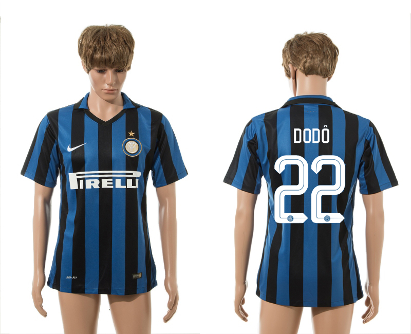 2015-16 Inter Milan 22 DODO Home Thailand Jersey