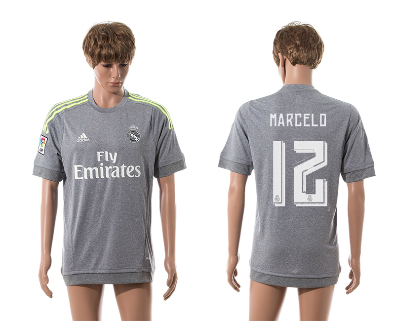 2015-16 Real Madrid 12 MARCELO Away Thailand Jersey