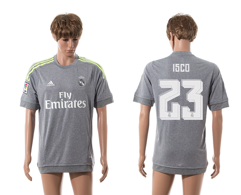 2015-16 Real Madrid 23 ISCO Away Thailand Jersey