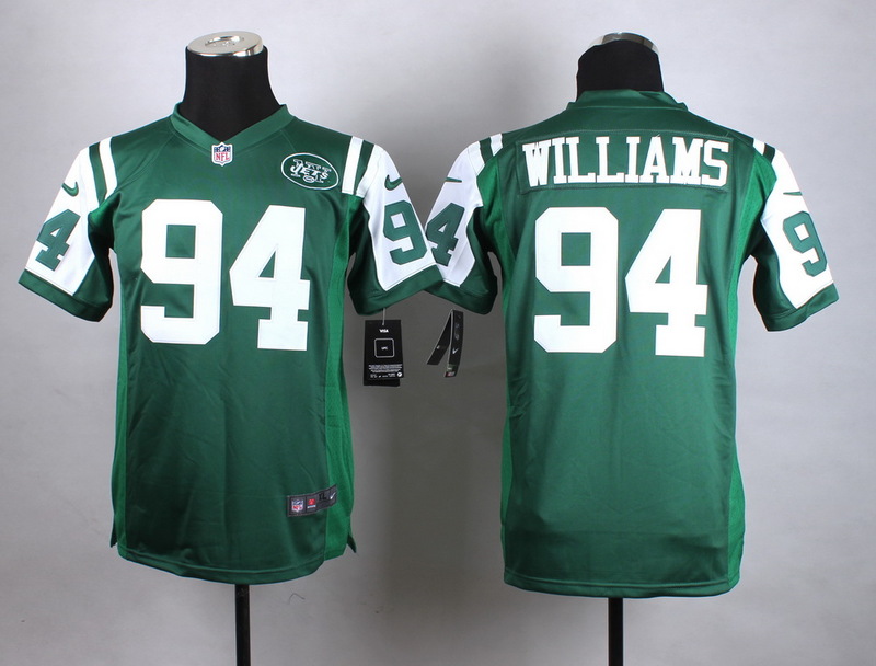 Nike Jets 94 Leonard Williams Green Youth Game Jersey