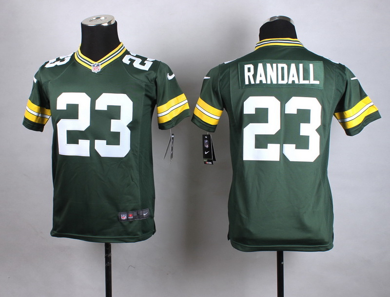 Nike Packers 23 Damarious Randall Green Youth Game Jersey