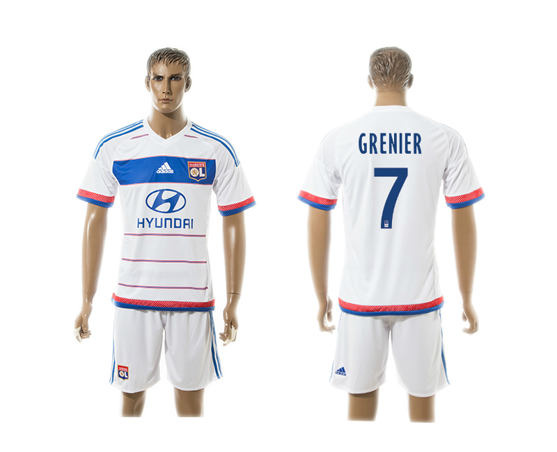 2015-16 Lyon 7 GRENIER Home Jersey