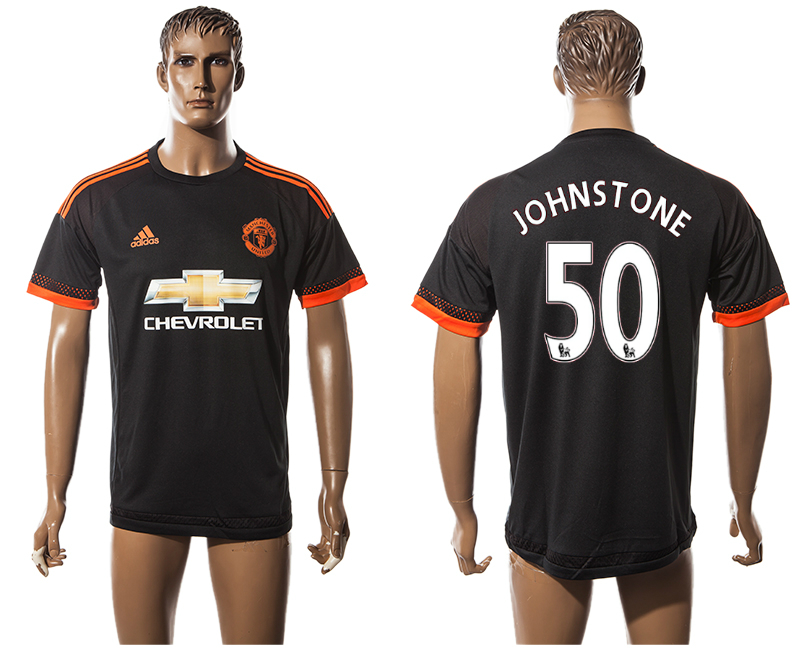 2015-16 Manchester United 50 JOHNSTONE Third Away Thailand Jersey