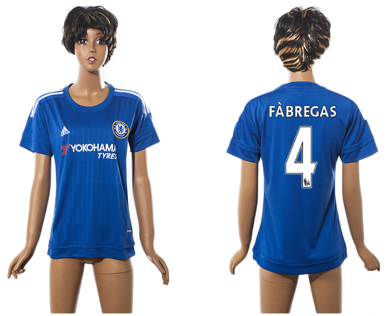 2015-16 Chelsea 4 FABREGAS Home Women Jersey