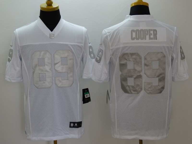 Nike Raiders 89 Amari Cooper White Platinum Limited Jersey