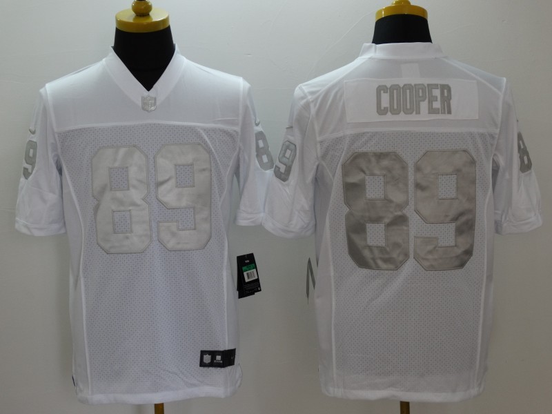 Nike Raiders 89 Amari Cooper White Platinum Limited Jersey Nike Raiders 89 Amari Cooper White Platinum Limited Jersey