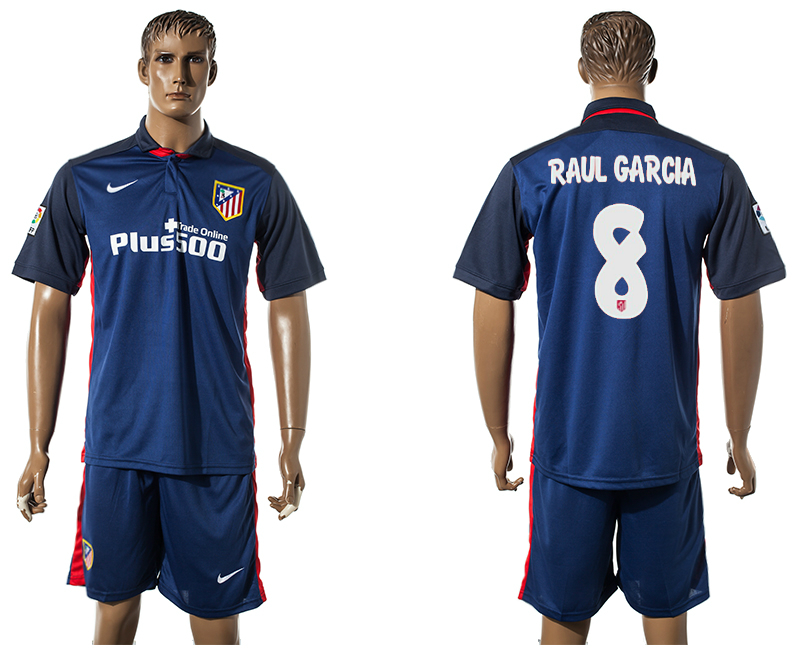 2015-16 Atletico Madrid 8 RAUL GARCIA Away Jersey 2015-16 Atletico Madrid 8 RAUL GARCIA Away Jersey