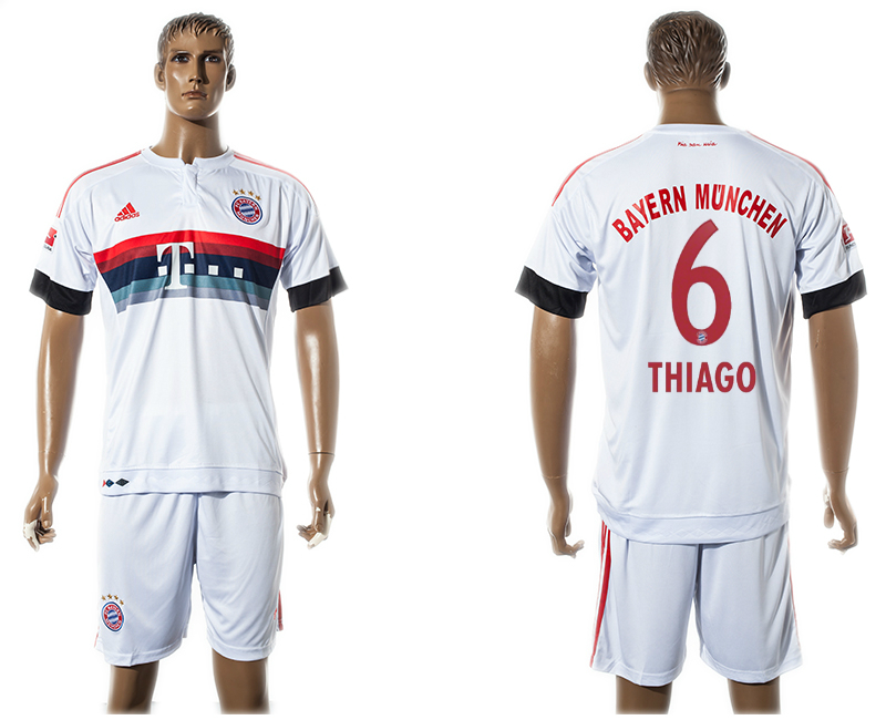2015-16 Bayern Munchen 6 THIAGO Away Jersey