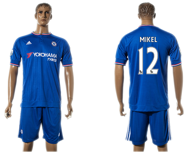 2015-16 Chelsea 12 MIKEL Away Jersey