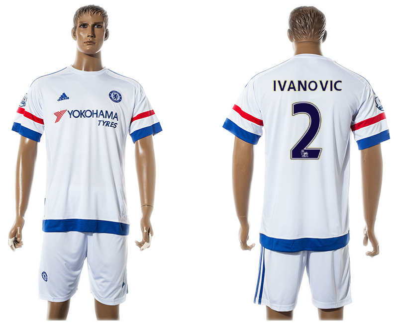 2015-16 Chelsea 2 IVANOVIC Away Jersey