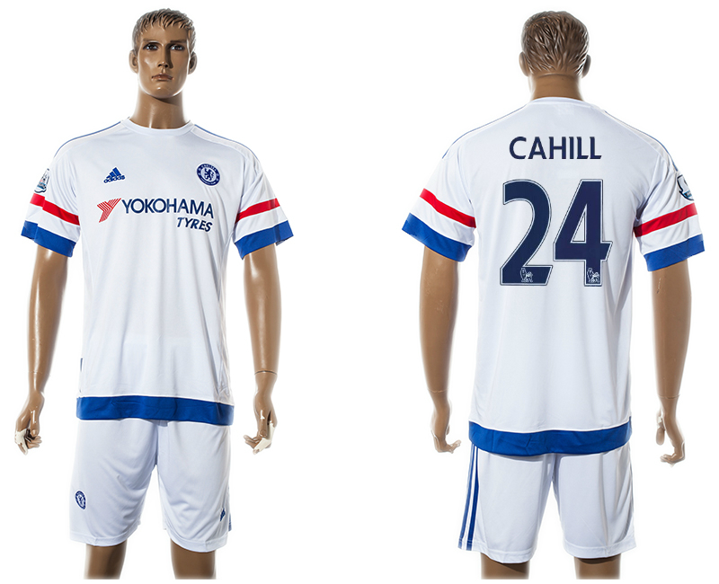 2015-16 Chelsea 24 CAHILL Away Jersey