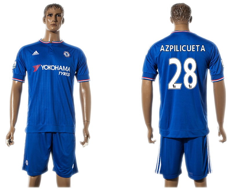 2015-16 Chelsea 28 AZPILICUETA Home Jersey