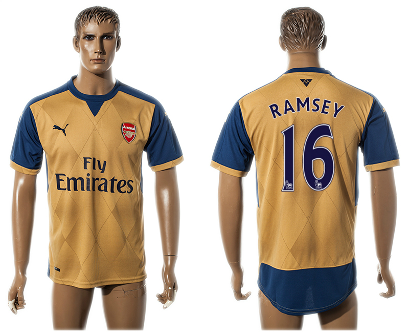 2015-16 Arsenal 16 RAMSEY Away Thailand Jersey