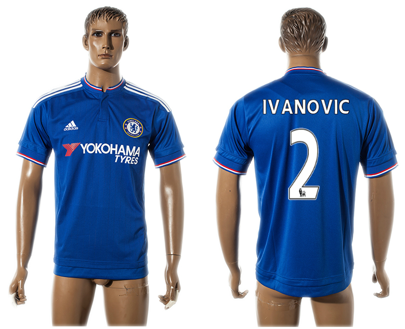 2015-16 Chelsea 2 IVANOVIC Home Thailand Jerseys