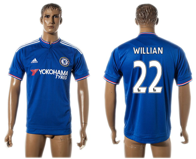 2015-16 Chelsea 22 WILLIAN Home Thailand Jerseys