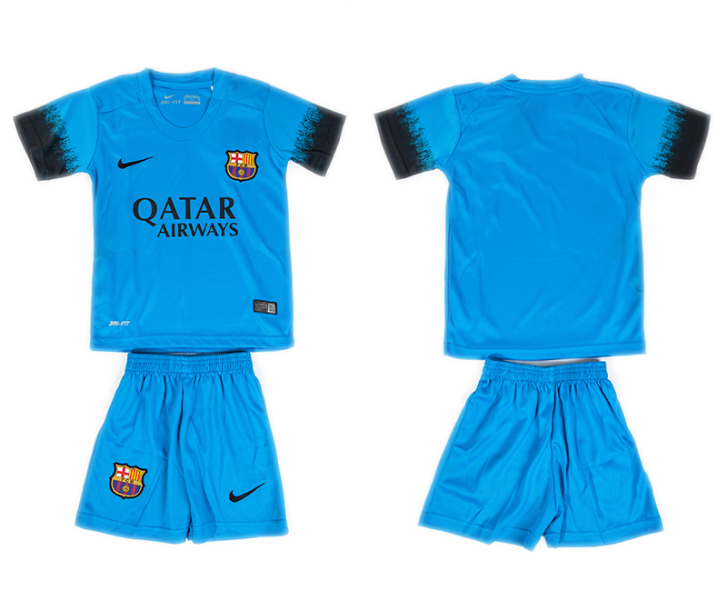 2015-16 Barcelona Goalkeeper Youth Jersey