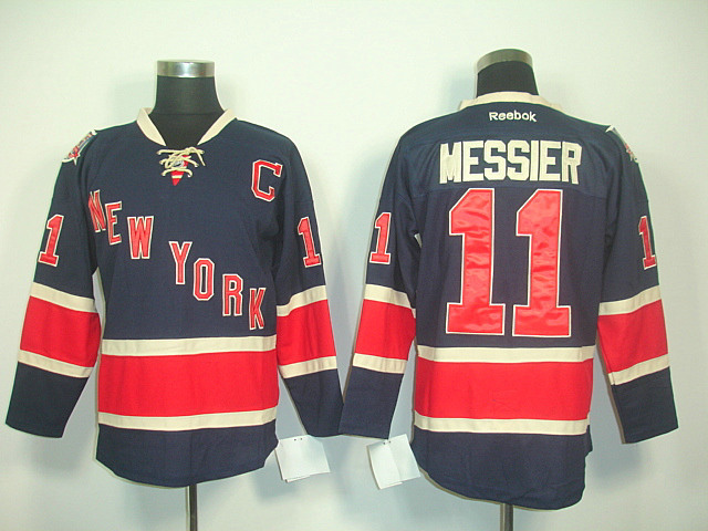 Rangers 11 Messier Blue New Jerseys - Click Image to Close