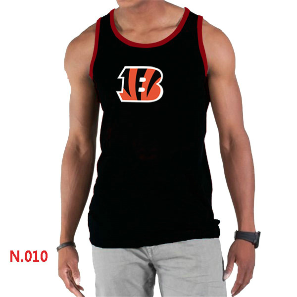 Nike Bengals Sideline Legend Logo men Tank Top Black - Click Image to Close