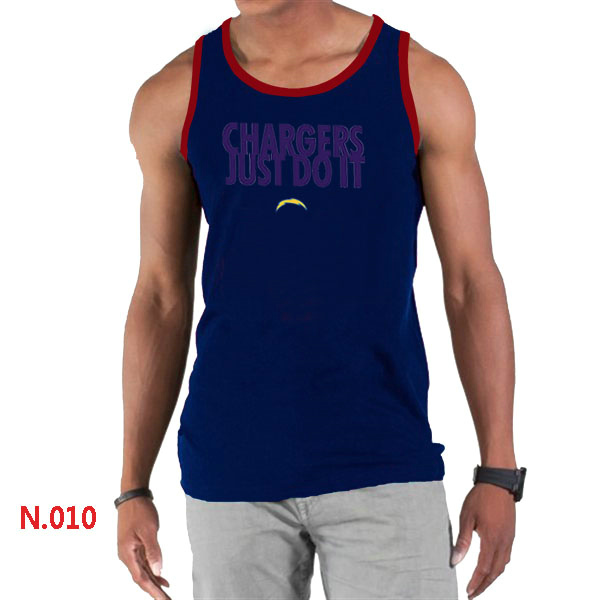 Nike Chargers Sideline Legend Logo men Tank Top D.Blue2 - Click Image to Close