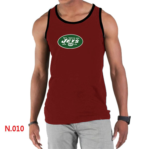 Nike Jets Sideline Legend Logo men Tank Top Red
