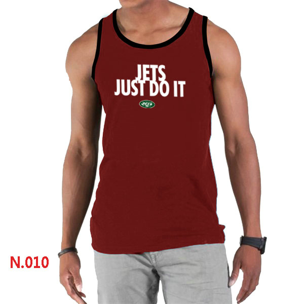 Nike Jets Sideline Legend Logo men Tank Top Red2