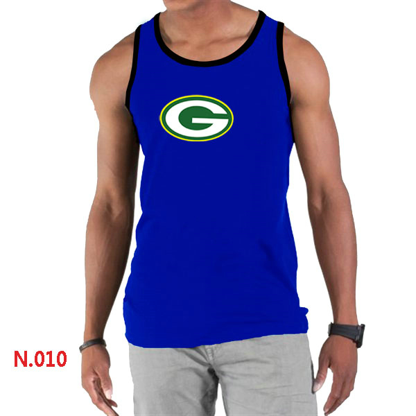 Nike Packers Sideline Legend Logo men Tank Top Blue