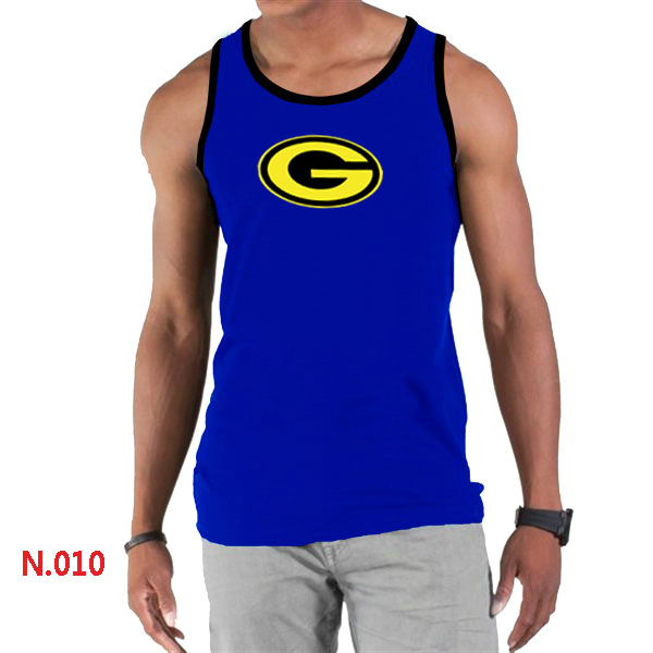 Nike Packers Sideline Legend Logo men Tank Top Blue2