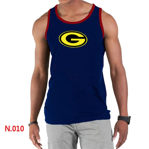 Nike Packers Sideline Legend Logo men Tank Top D.Blue2