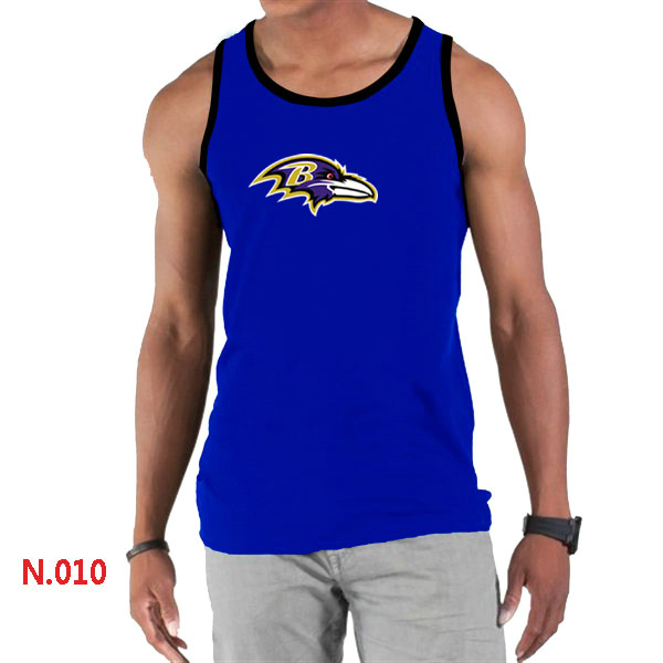 Nike Ravens Sideline Legend Logo men Tank Top Blue - Click Image to Close