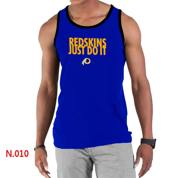 Nike Redskins Sideline Legend Logo men Tank Top Blue2 - Click Image to Close