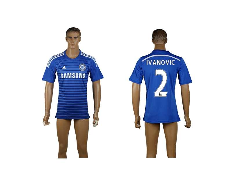 2014-15 Chelsea 2 Ivanovic Home Thailand Jerseys 2014-15 Chelsea 2 Ivanovic Home Thailand Jerseys