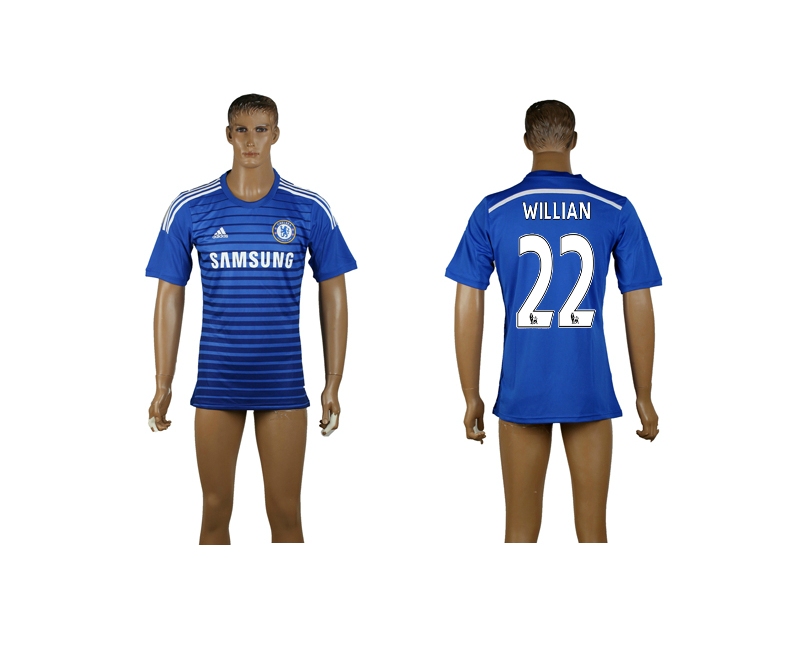 2014-15 Chelsea 22 Willian Home Thailand Jerseys
