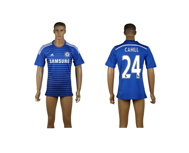 2014-15 Chelsea 24 Cahill Home Thailand Jerseys
