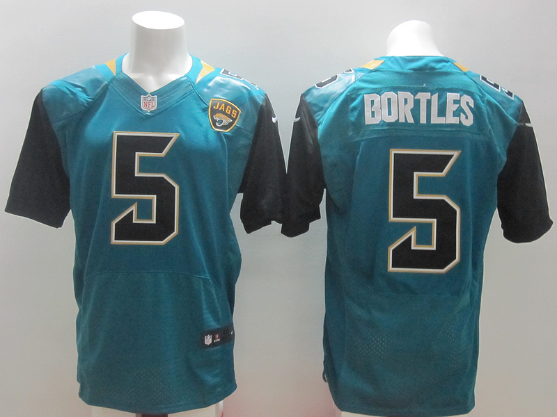 Nike Jaguars 5 Bortles Teal Elite Jerseys