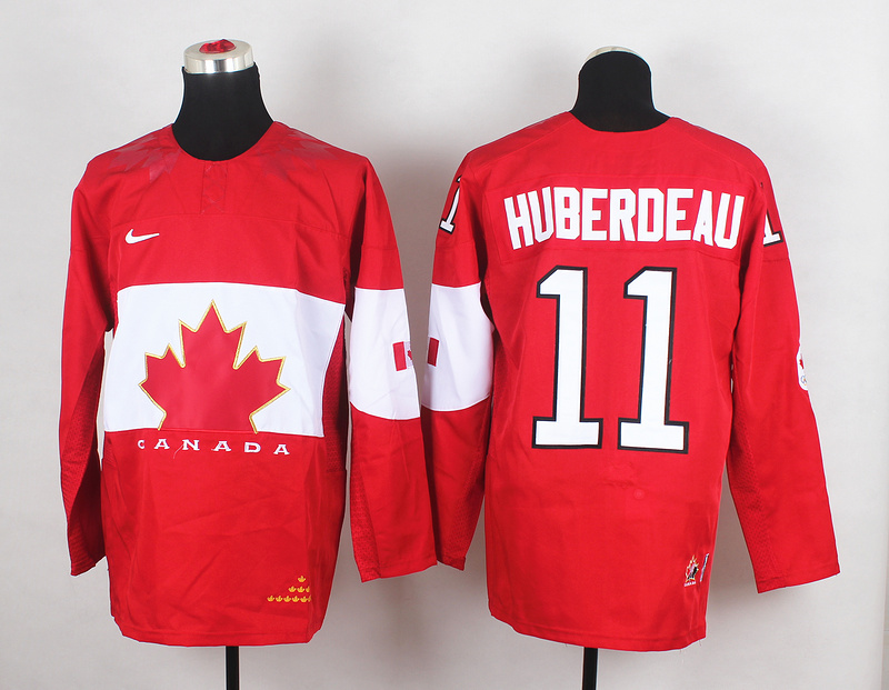 Canada 11 Huberdeau Red 2014 Olympics Jerseys