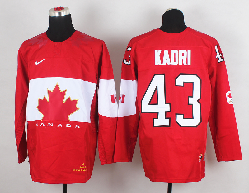 Canada 43 Kadri Red 2014 Olympics Jerseys
