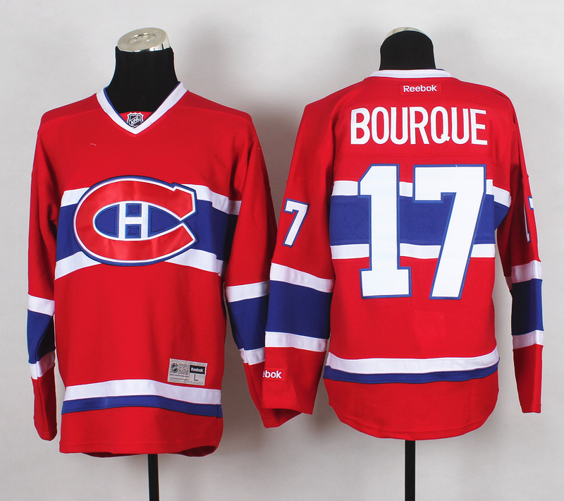 Canadiens 17 Bourque Red Jerseys