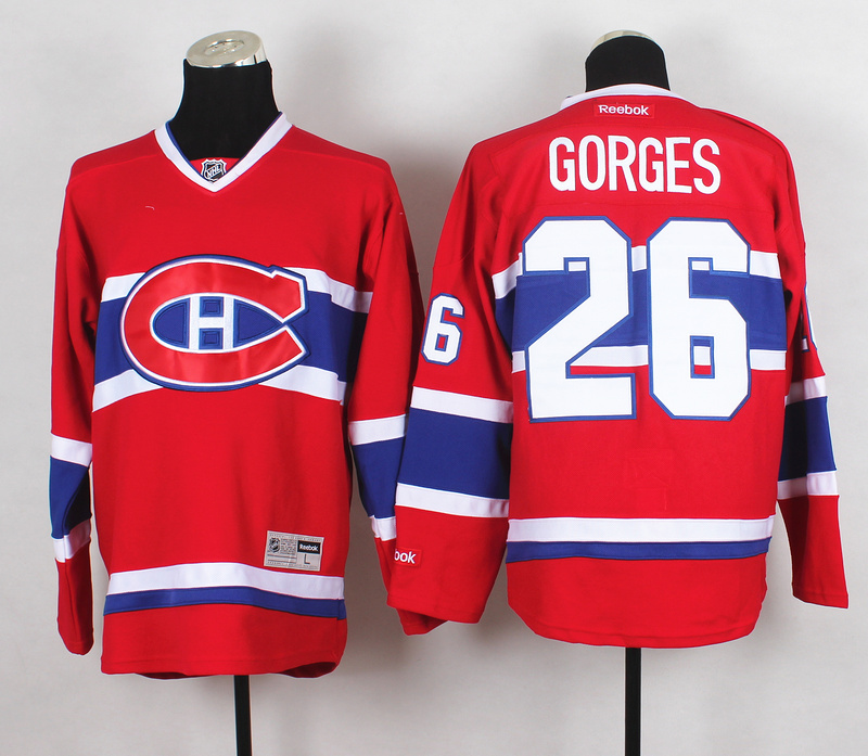 Canadiens 26 Gorges Red Jerseys