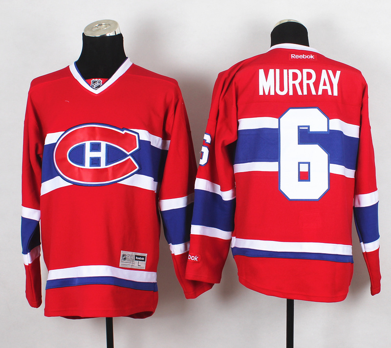 Canadiens 6 Murray Red Jerseys